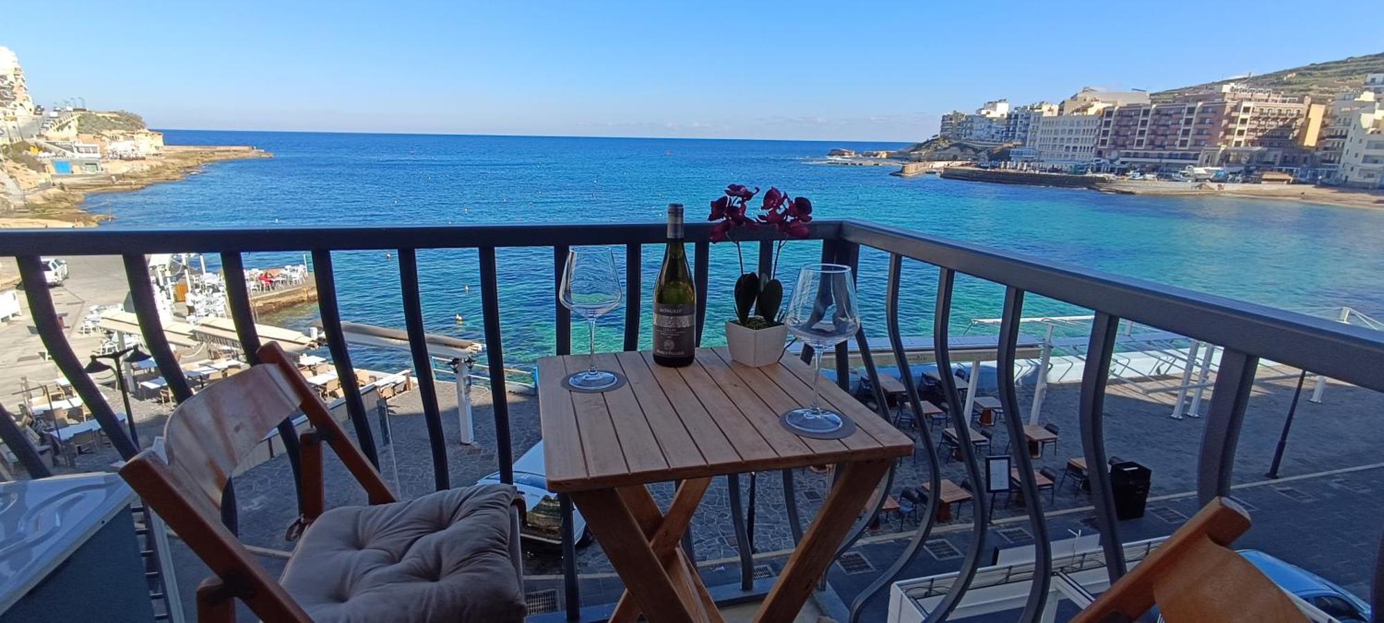 Appartement Marsalforn Sea Front Studio à Zebbug  Extérieur photo